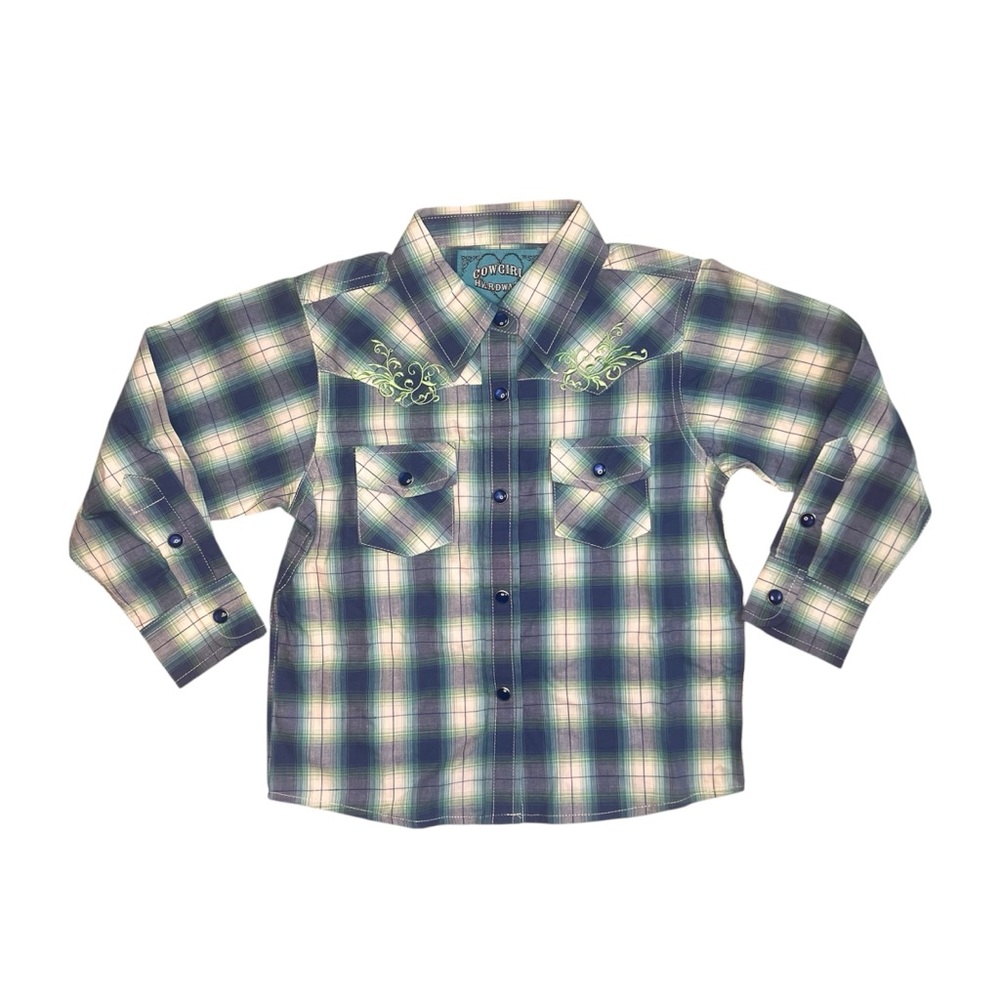 Cowgirl Hardware Western Button Down Shirt 2T